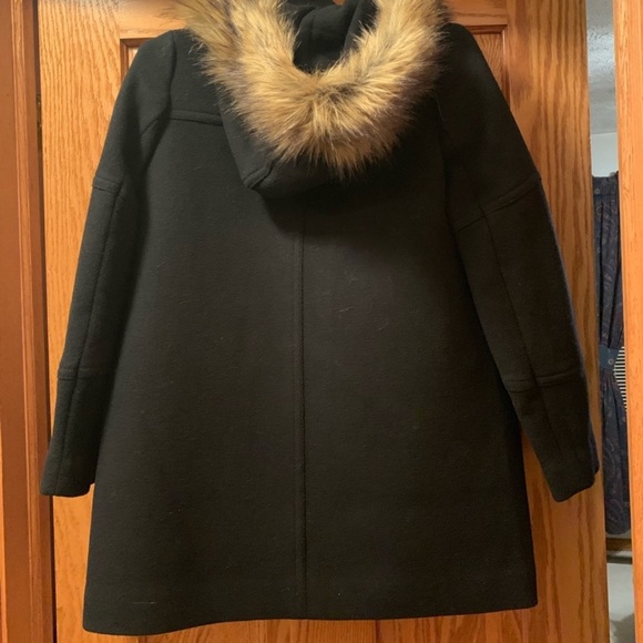 🔥🔥 🔥 Jcrew NWT Chateau parka in Italian wool coat sz 0p black - Picture 15 of 16